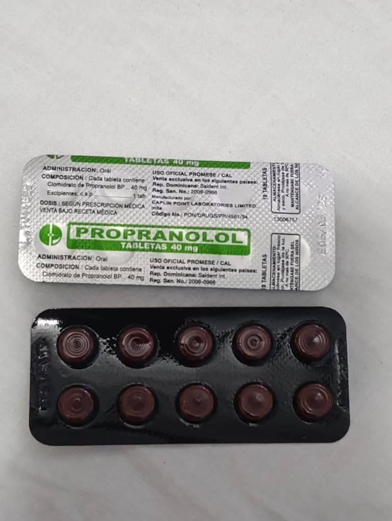 Propanolol 40 MG